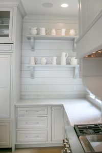 Lake House Kitchen Cabinetry kitchen open shelves