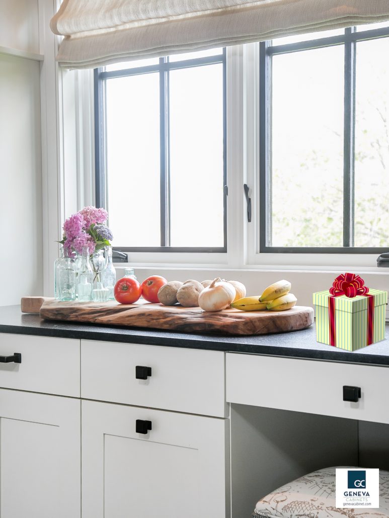 holiday kitchen preparations kitchen desk converts to snack coffee bar or desert area