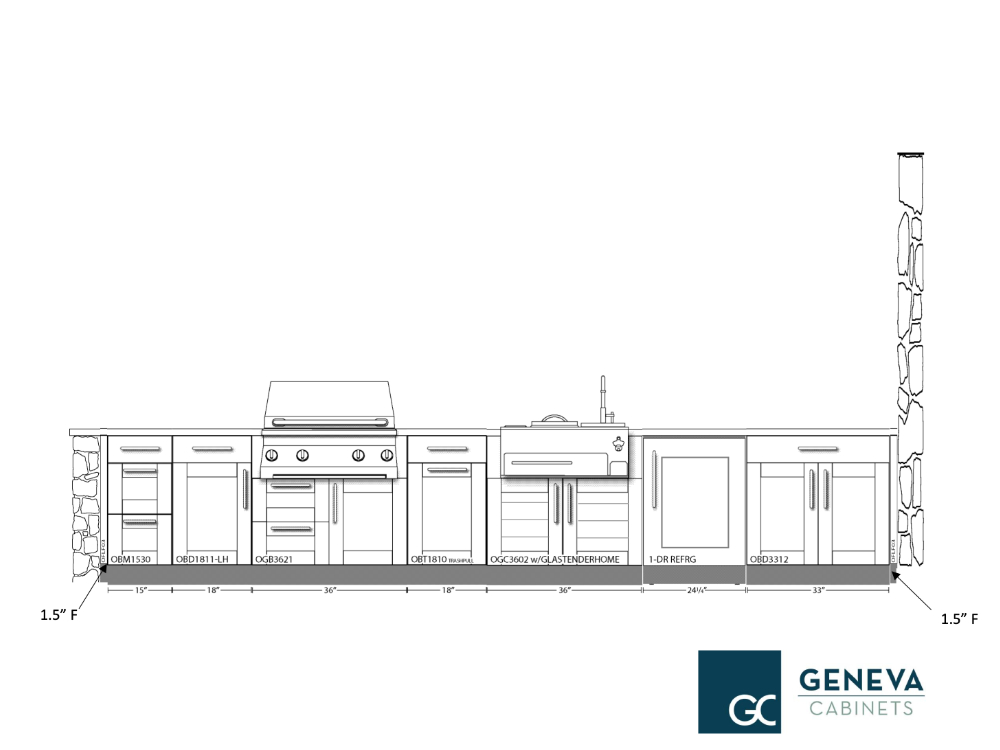 Outdoor Kitchen Elevations