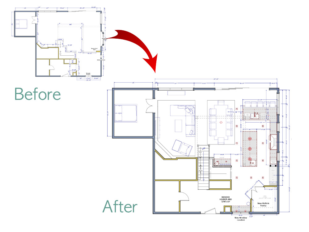 Open Plan Kitchen Guidelines - Geneva Cabinet Company, LLC