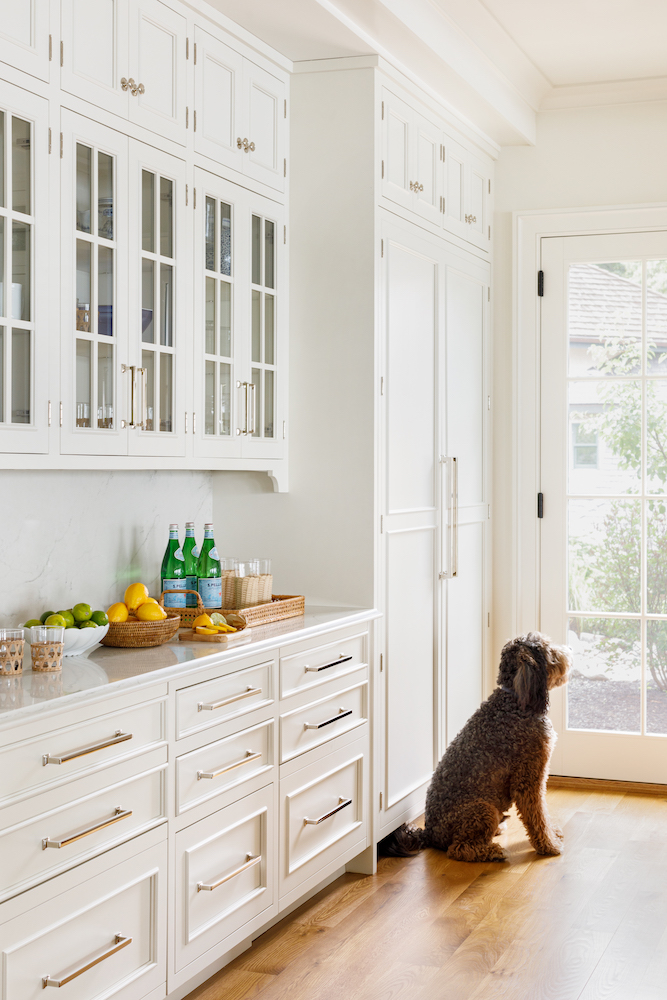 floor to ceiling storage in a Kitchen Designed for Gathering Photo by Aimee Mazzenga