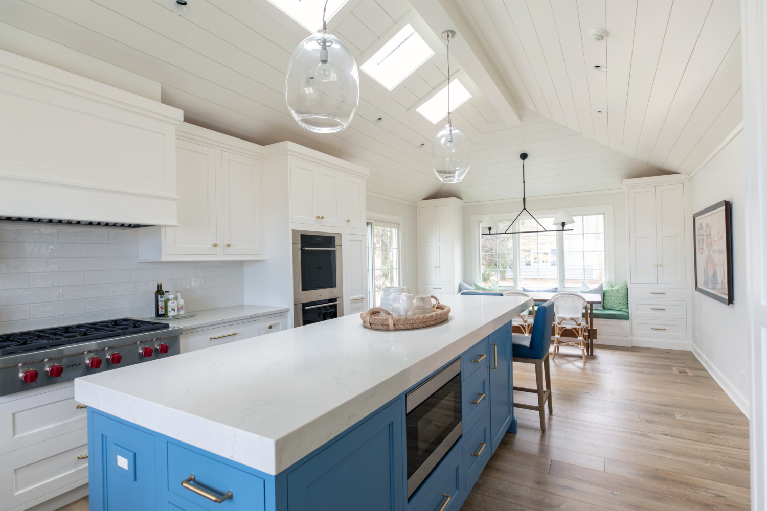 wellness kitchen with quartz countertops